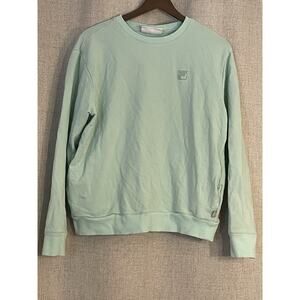 FILA Women's Crew Neck Dual Pocket Sweatshirt Size Medium Seafoam Green